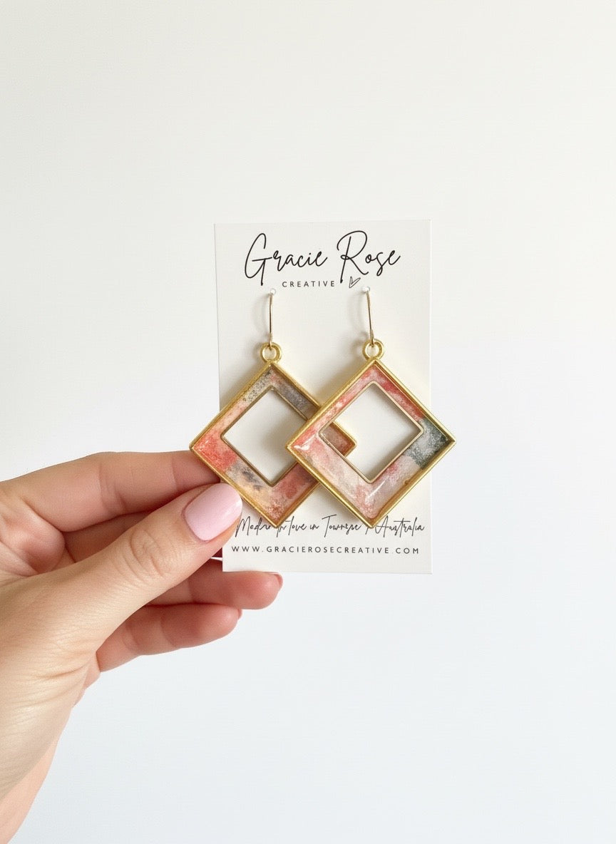 The Marbled Prism Hoops
