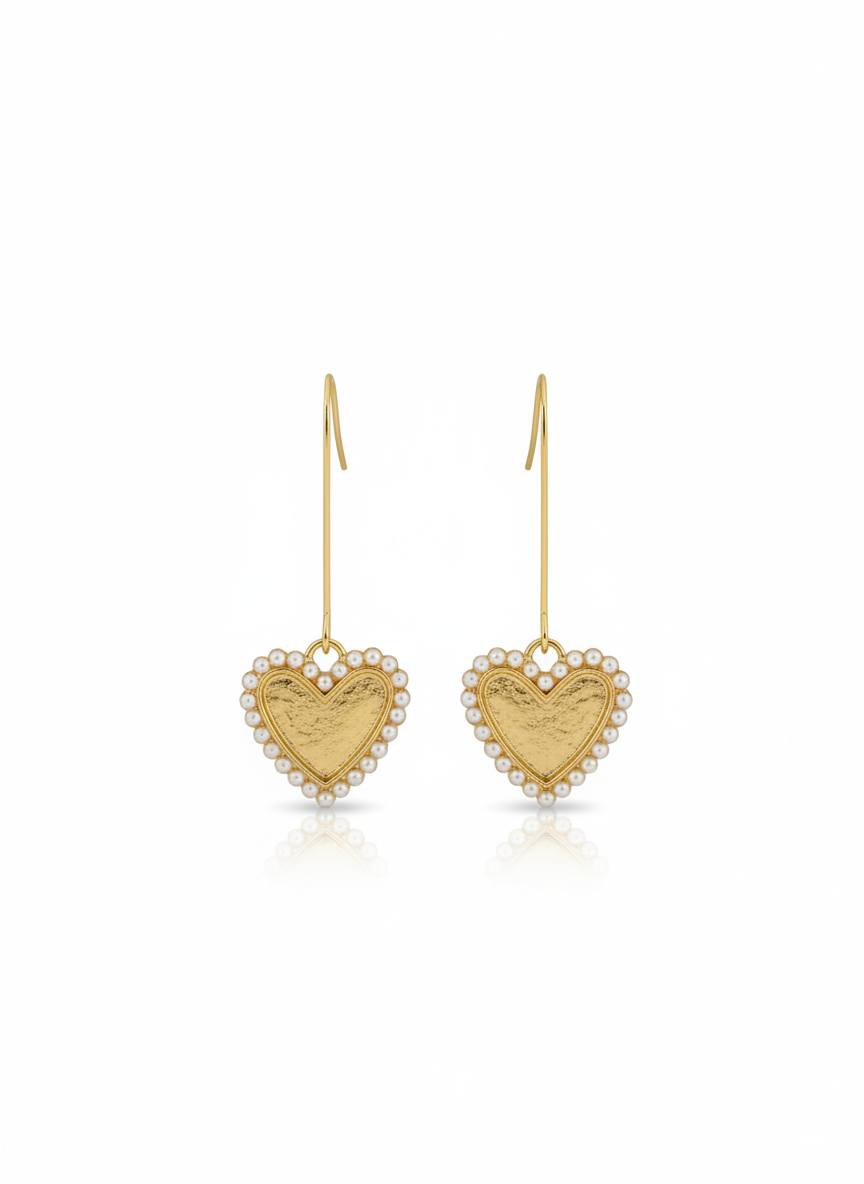 Pearl Kiss Heart Drops