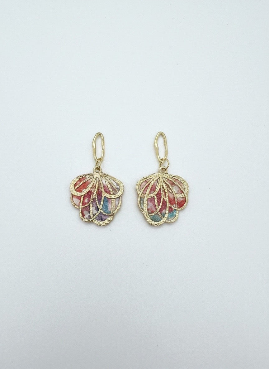 Aurora Blush Ballerina Earrings