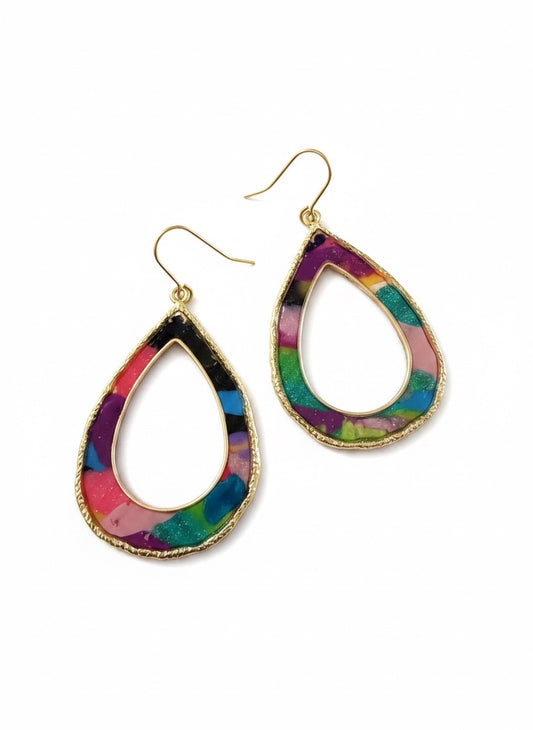 The Confetti Pop Teardrop Earrings