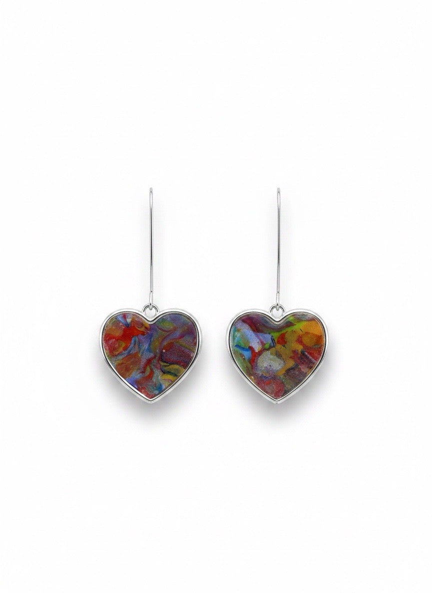 Silver Spectrum Hearts