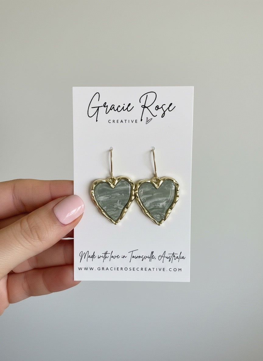Marbled Sage Heart Drops