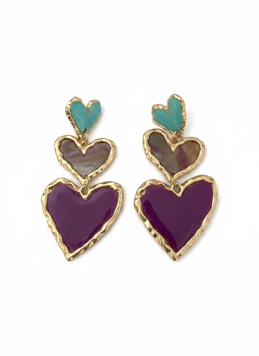 Colourful Cross Your Heart Drops