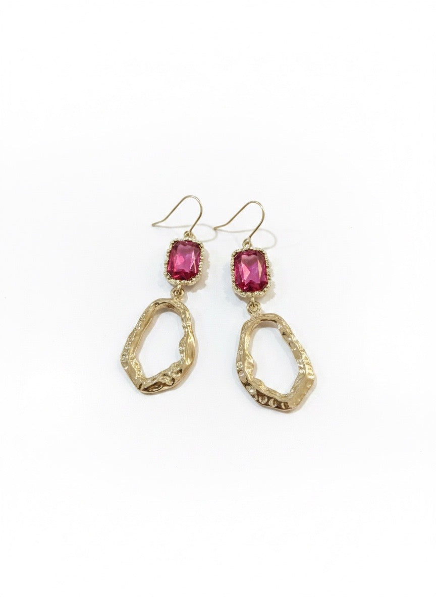 Ruby Halo Drops