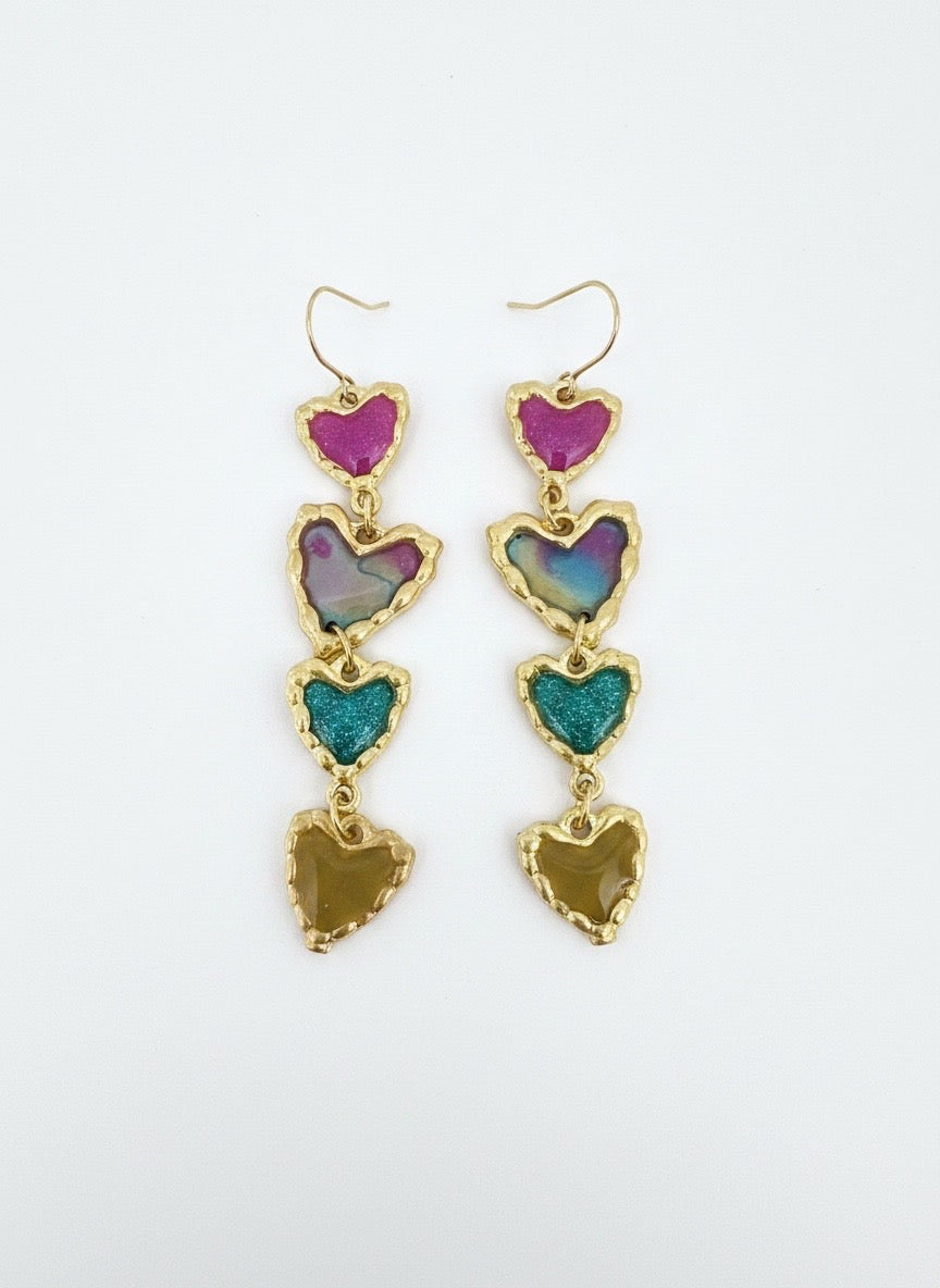 Aurora Heart Cascade Drops