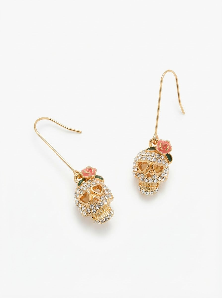 Glamorous Gilded Skull Drops