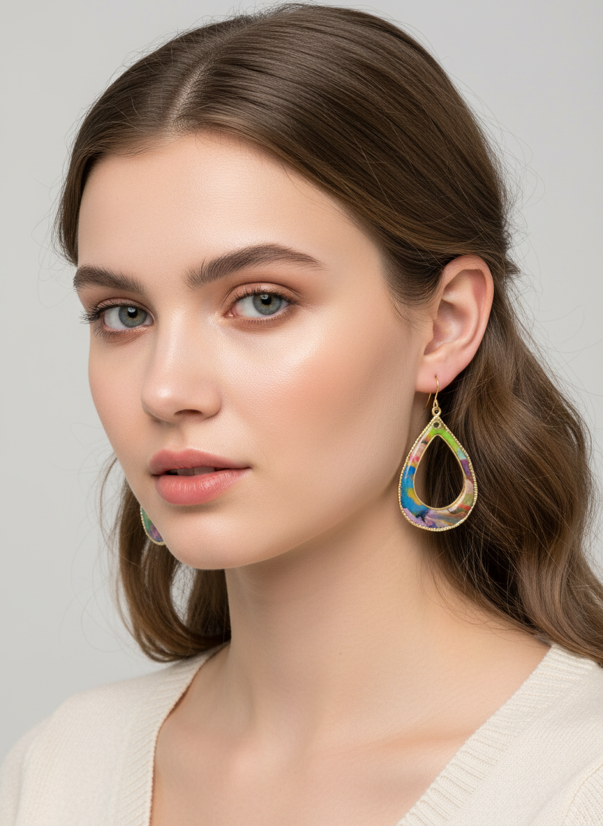 The Colour Pop Teardrop Earrings