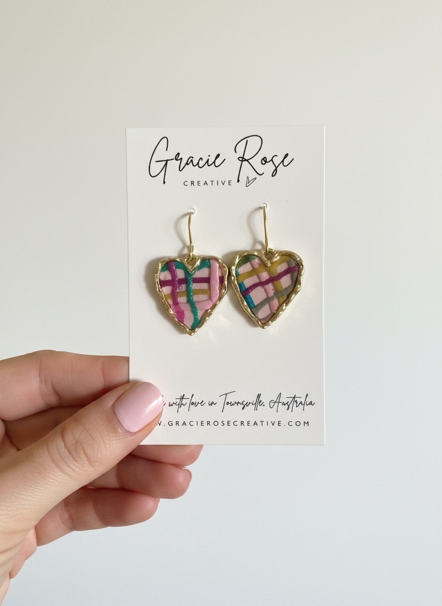 Sweetheart Plaid Drops