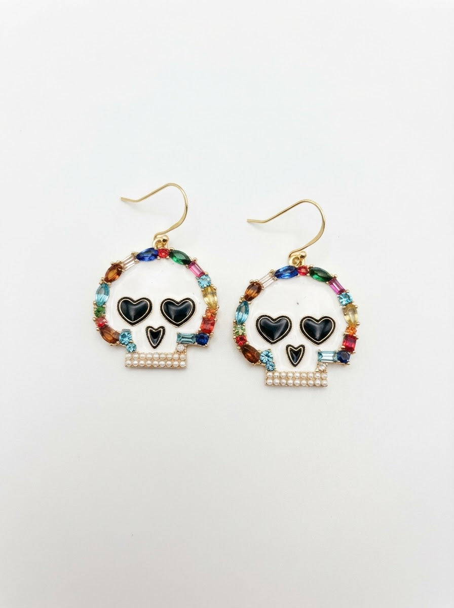 Rainbow Rebel Skull Drops