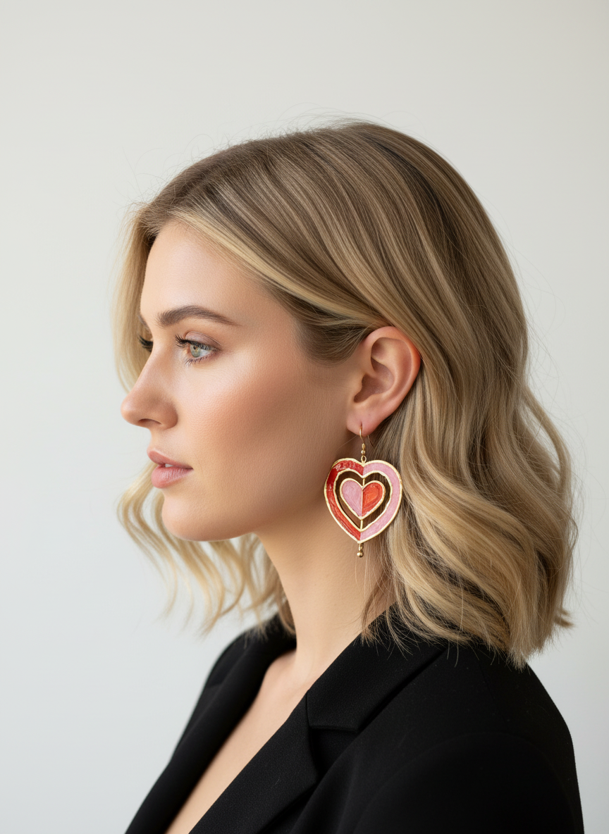 Sweetheart Statement Heart Drops