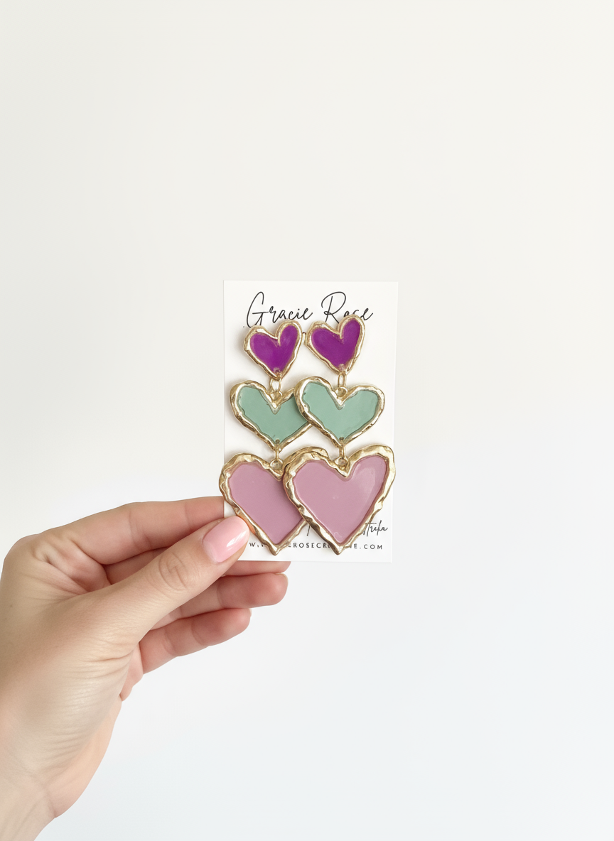 Cross Your Heart (tri colour)