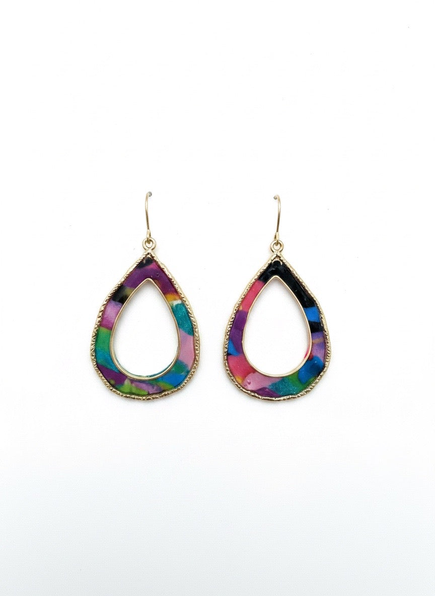 The Confetti Pop Teardrop Earrings