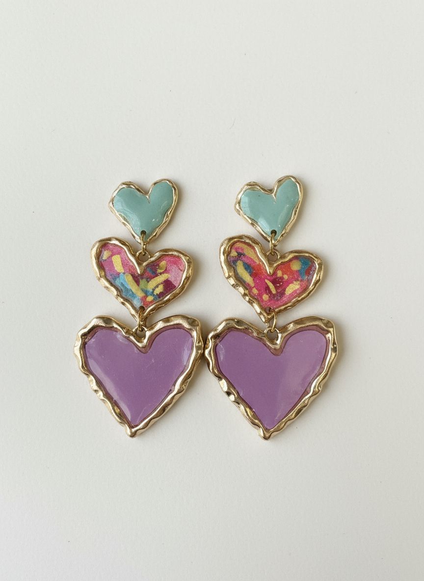 Cross Your Heart (floral sage)