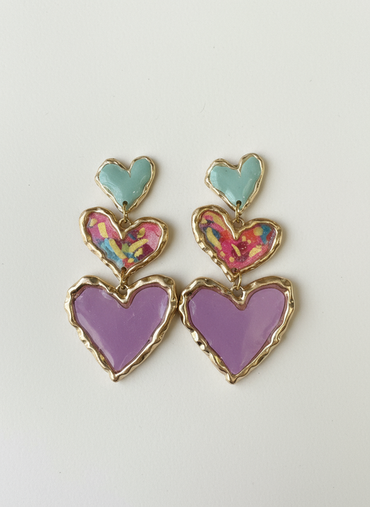 Cross Your Heart (floral sage)