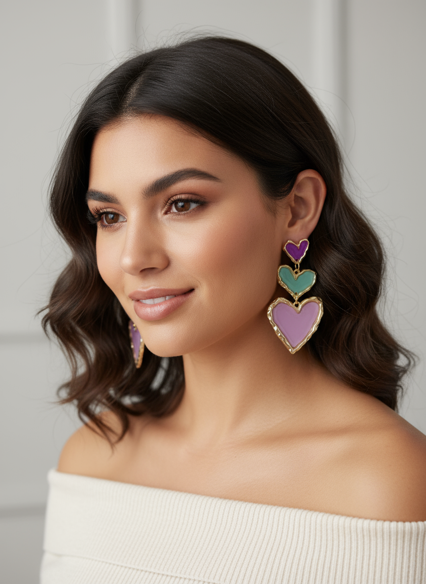 Cross Your Heart (tri colour)