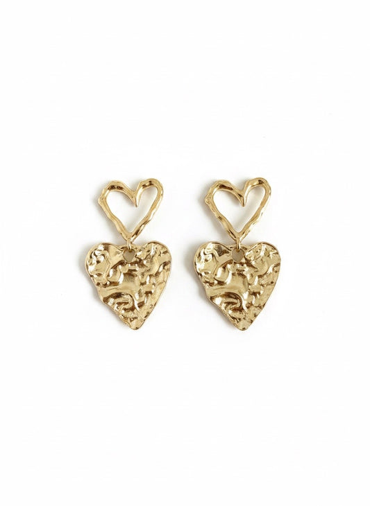Endless Love Double Heart Drops