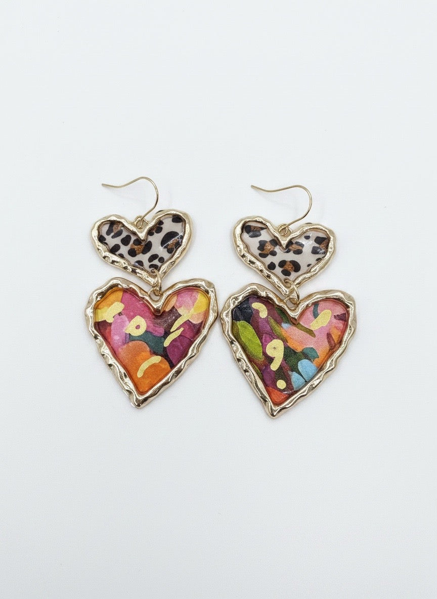Cross Your Heart (leopard confetti)