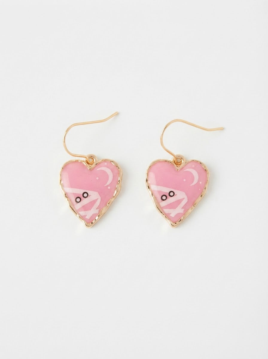 Pink Boo Heart Drops