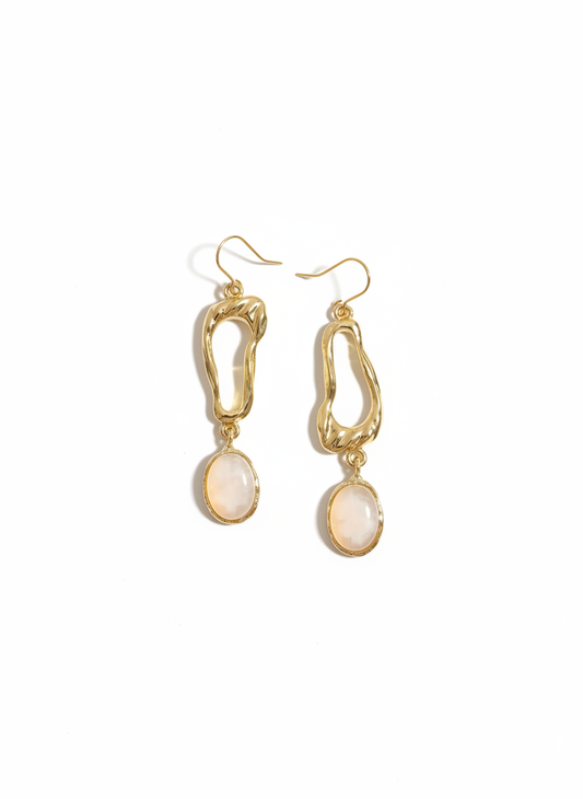 The Ivory Eclipse Earrings