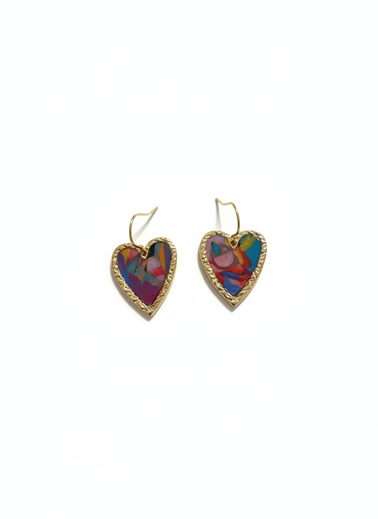 The Rainbow Mini Heart Drops