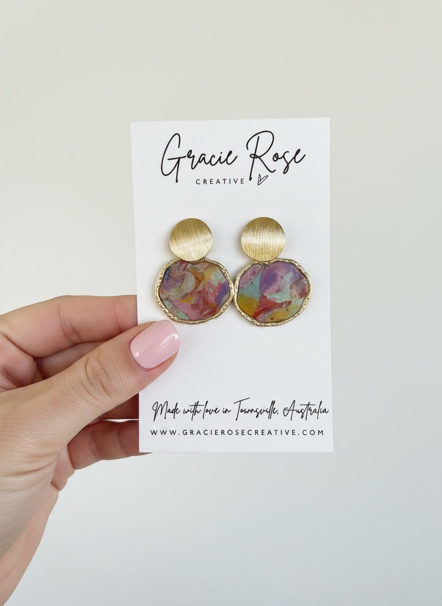 The Confetti Marble Discs