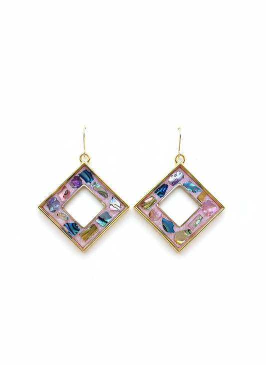 Pink Mosaic Diamonds