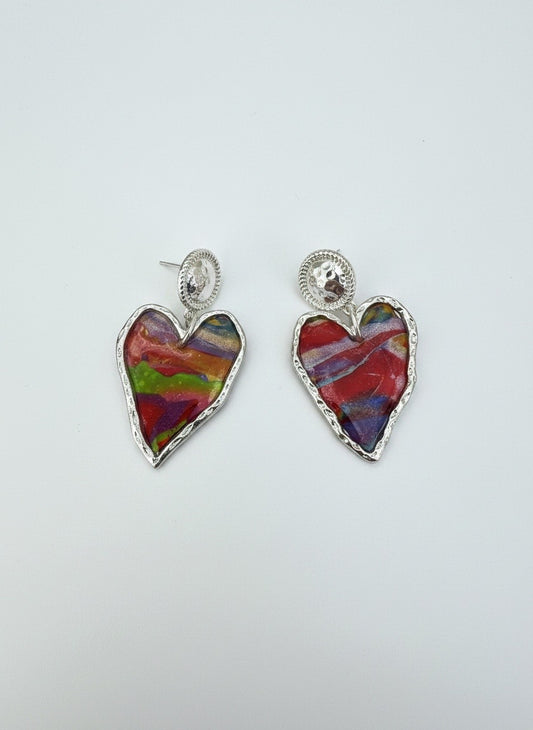 Rainbow Heart Drops