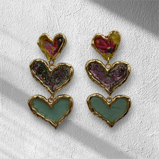 Cross Your Heart (floral sage)