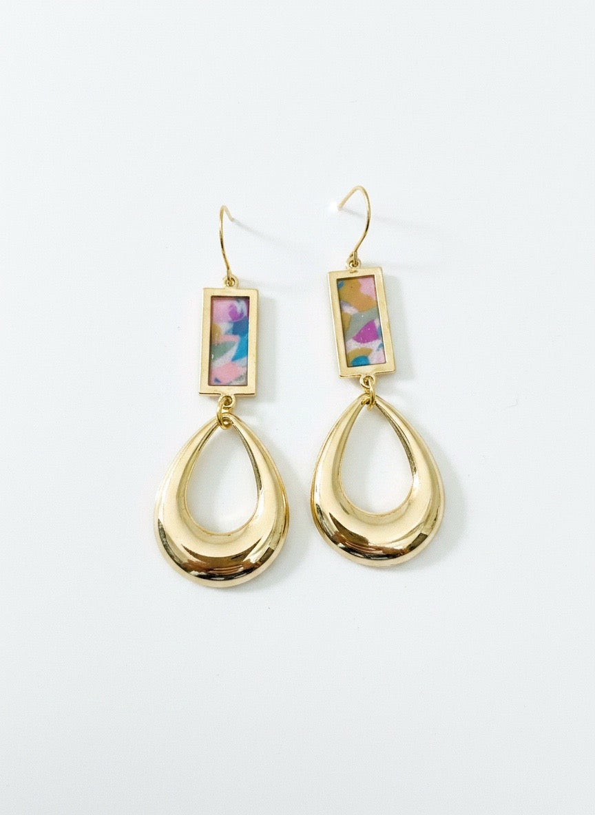 Golden Aura Teardrops