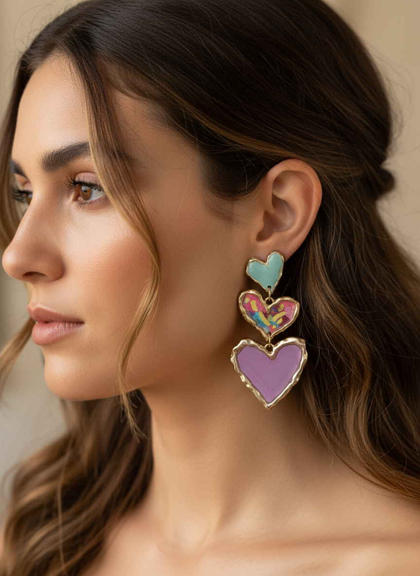 Cross Your Heart (floral sage)