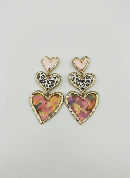 Cross Your Heart (pink floral)