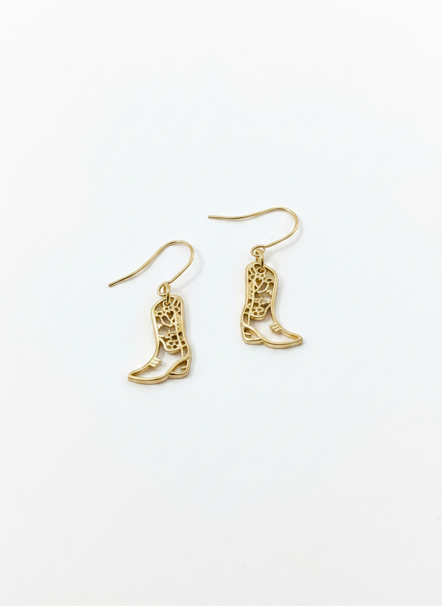 Golden Rodeo Boot Dangles