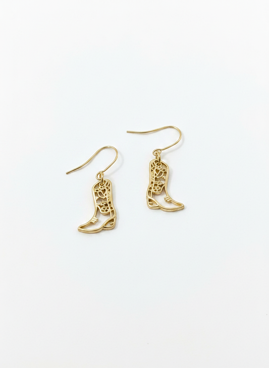 Golden Rodeo Boot Dangles