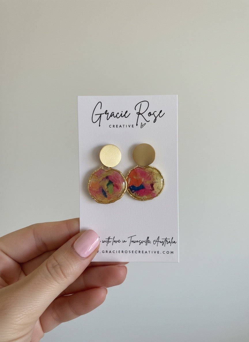 Bold Botanical Mini Studs